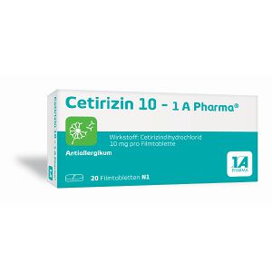 CETIRIZIN 10-1A Pharma Filmtabletten